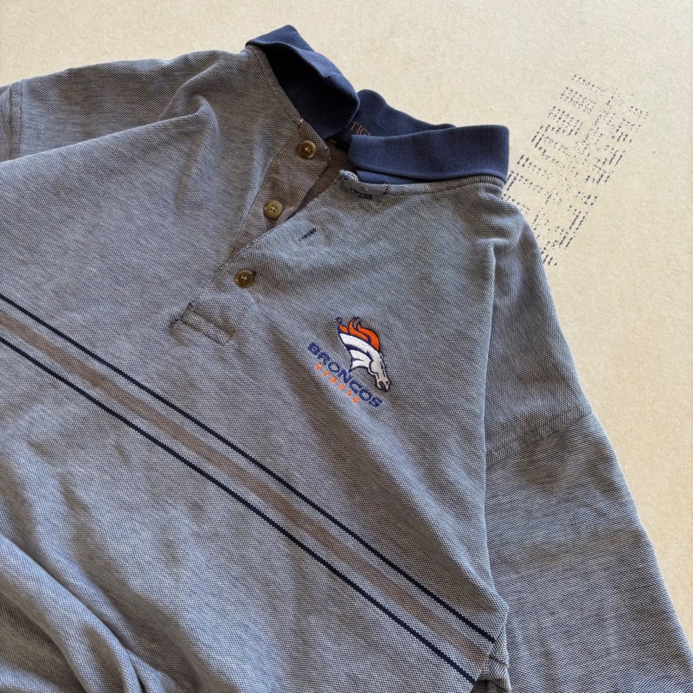 Y2K Denver Broncos Polo Shirt